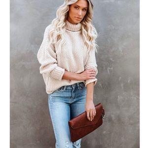Vici- Quay Turtleneck Knit Sweater